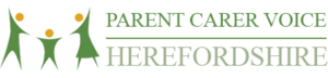 Parent Carer Voice logo with a family of three